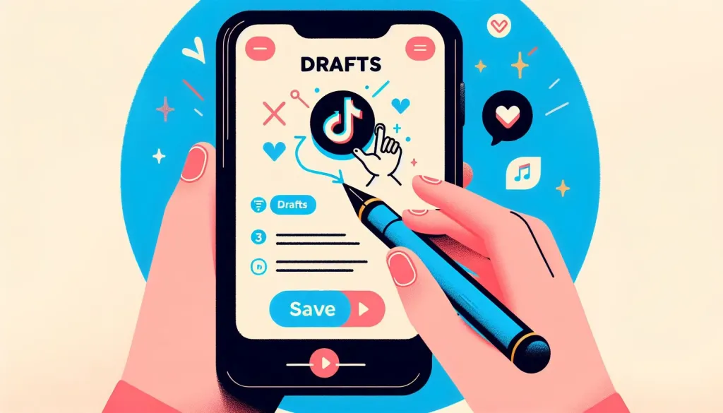 Comment enregistrer un brouillon TikTok