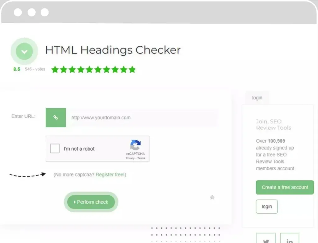 H Tag Checker