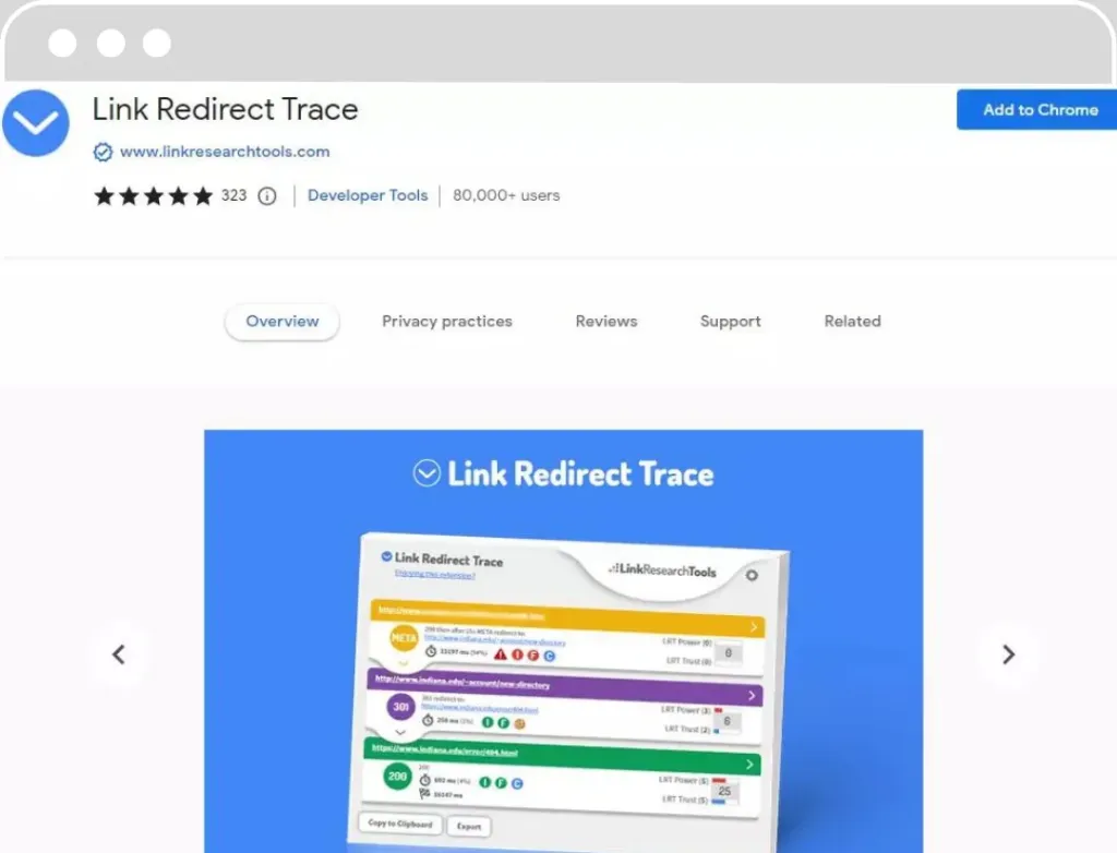 Link Redirect Trace