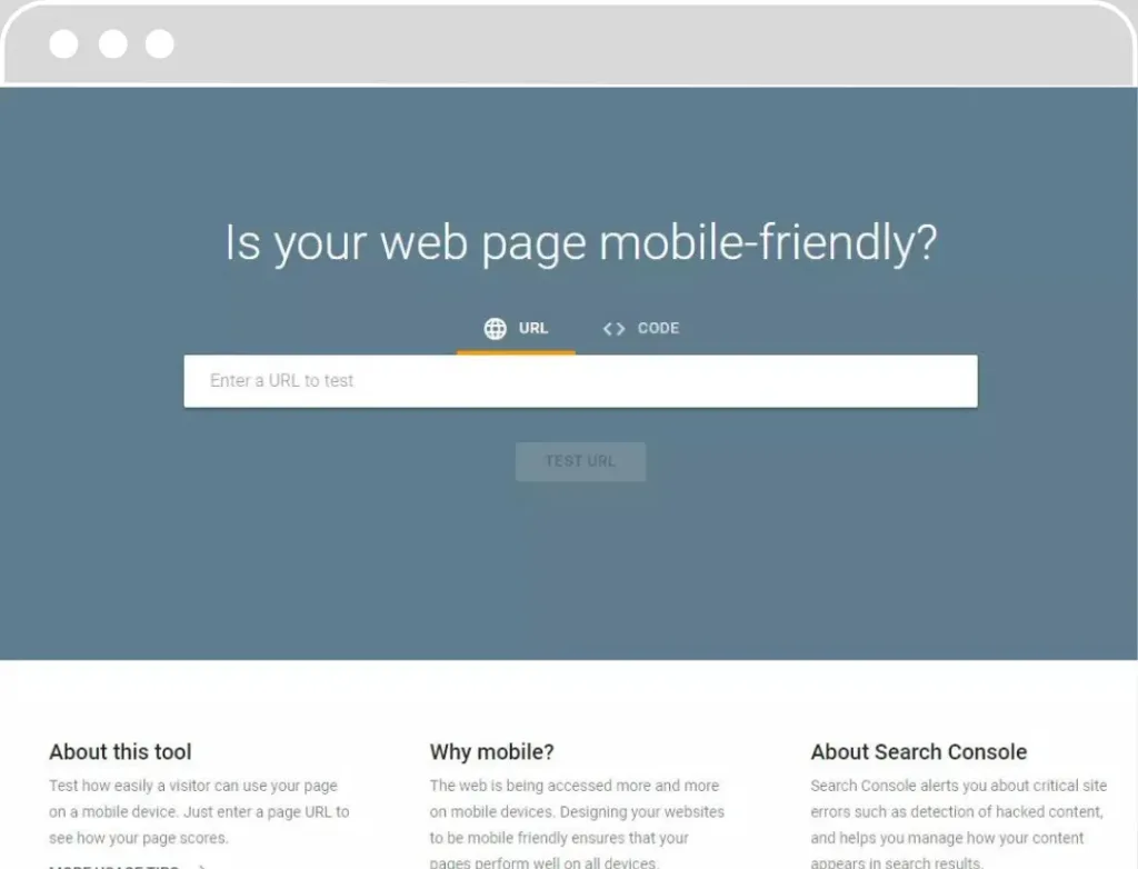 Mobile-Friendly Test