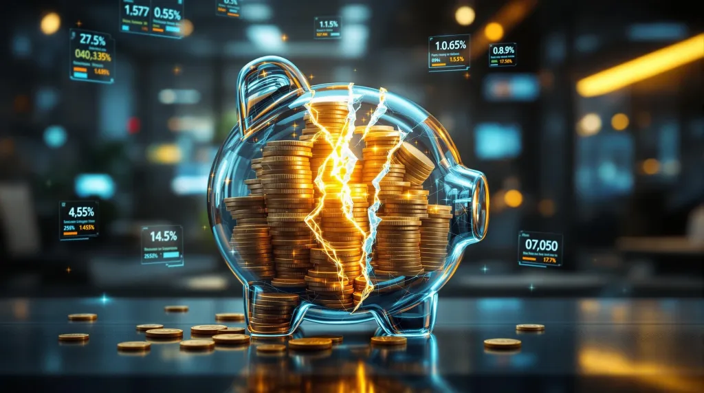 Tirelire futuriste illustrant le coût élevé d'une mauvaise stratégie de longue traine SEO