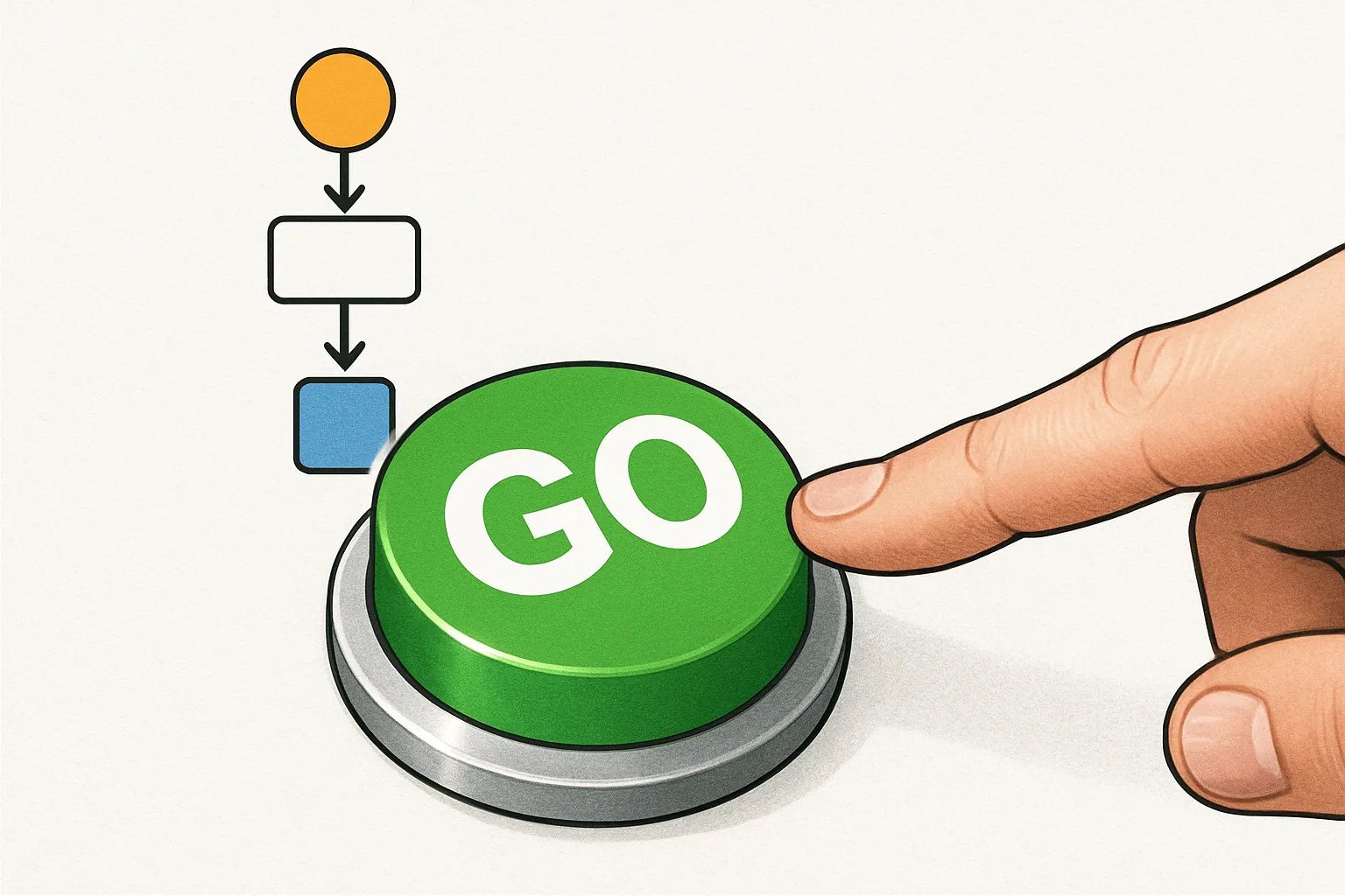 Illustration pour démarrer N8N avec un premier workflow simple qui génère des résultats rapides et tangibles.